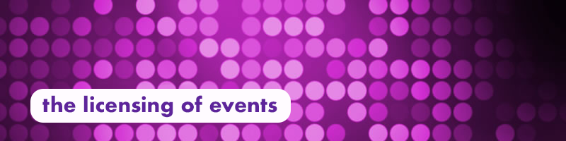 29. The Licensing of Events